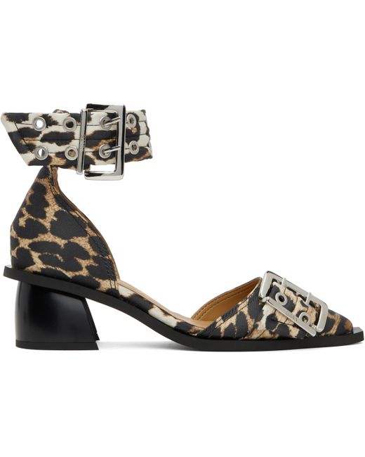 Ganni Brown High Heel Shoes