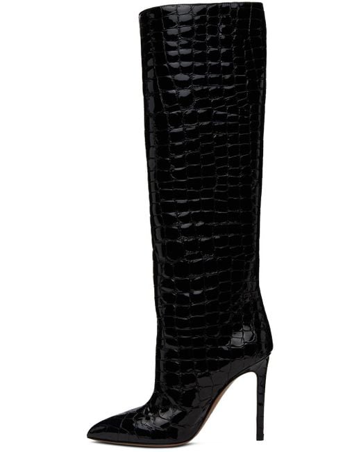 Paris Texas Black Stiletto 105 Tall Boots