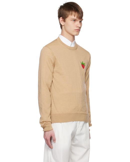 Comme des Garçons Natural Brett Westfall Edition Sweater for men