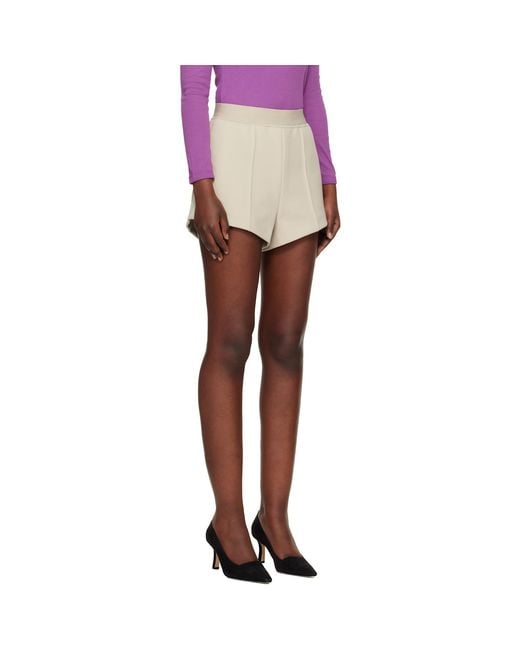 Wardrobe NYC Black Bonded Shorts