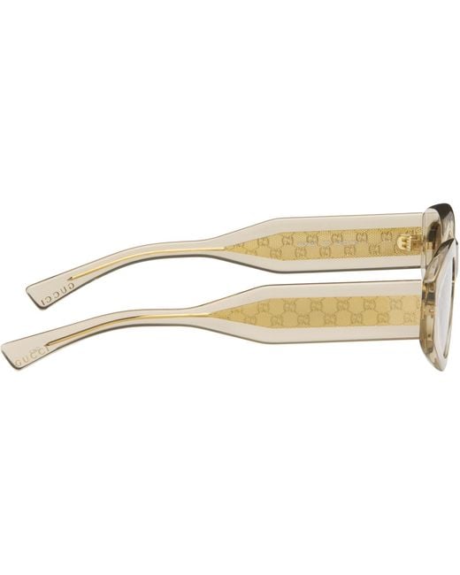 Gucci Black Monogram Wirecore Sunglasses