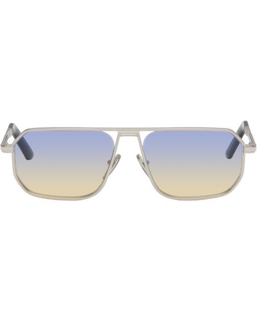 Prada Black Iconic Metal Plaque Sunglasses for men