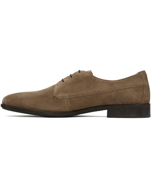 Boss Black Taupe Lace-Up Derbys for men