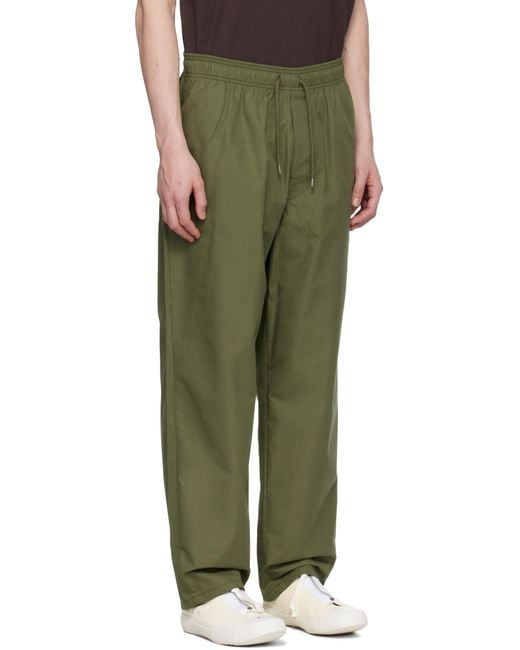 (w)taps Green Khaki Sddt2001 Trousers for men