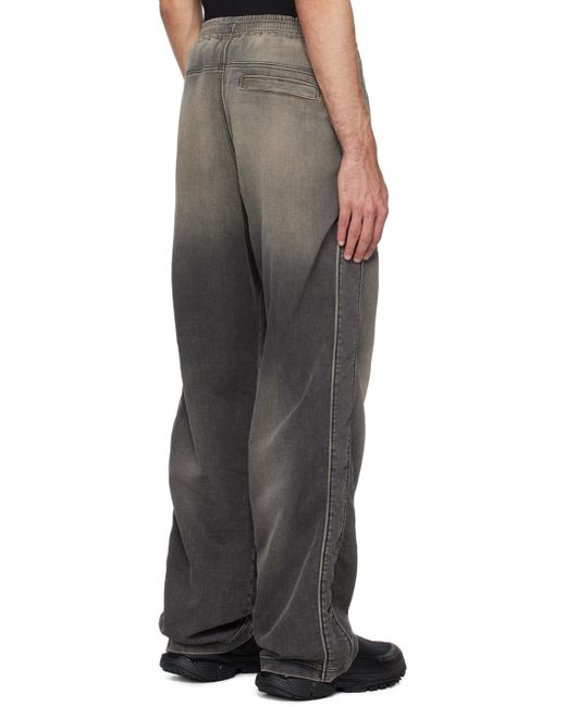 Pantalon de survêtement D-Martians gris en denim DIESEL pour homme en coloris Black