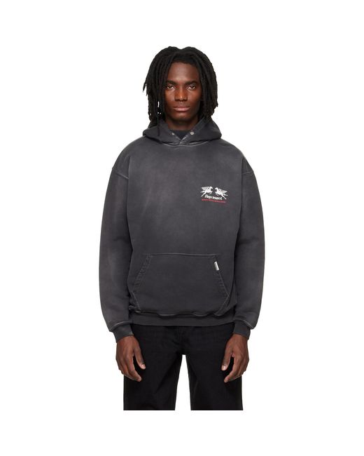 Pull À Capuche Noir À Plaque À Logo Represent pour homme en coloris Black