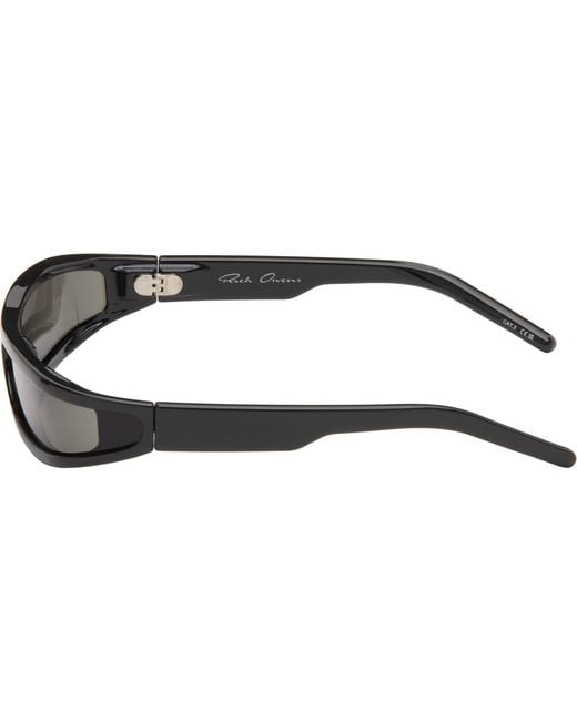 Rick Owens Gray Tower Fog Sunglasses for men