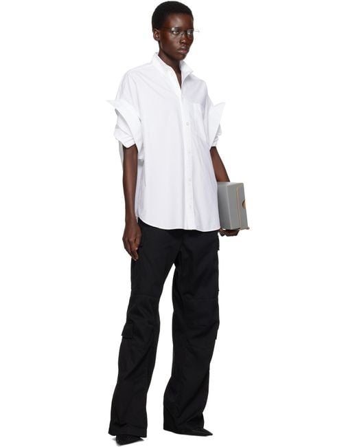Balenciaga Black Regular Fit Cargo Pants