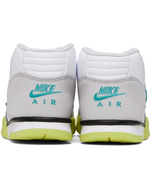 Nike Black Gray & White Air Trainer 1 Sneakers for men