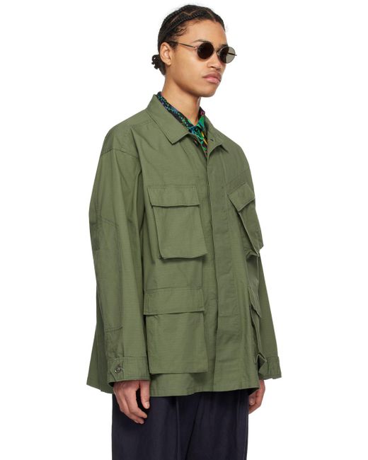 Enginee garments blouson militaire kaki Engineered Garments pour homme en coloris Green