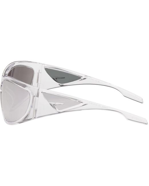 Givenchy Black Transparent Giv Cut Sunglasses for men