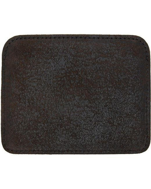 Vivienne Westwood Black Half Moon Flat Card Holder for men