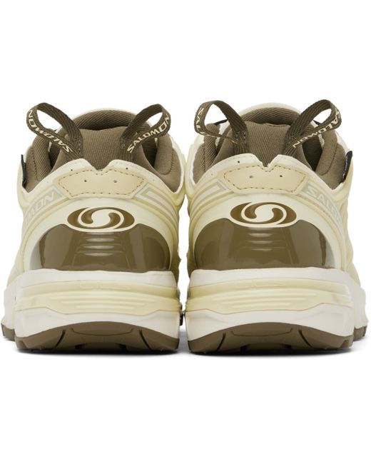 Baskets Pro Jaune Et Brun À Membrane En Gore-Tex À Technologie Agile Chassis System Salomon en coloris Black