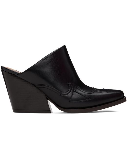 Stella McCartney Black Cowboy Cloudy Mules