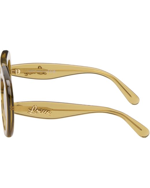 Loewe Brown Curvy Sunglasses