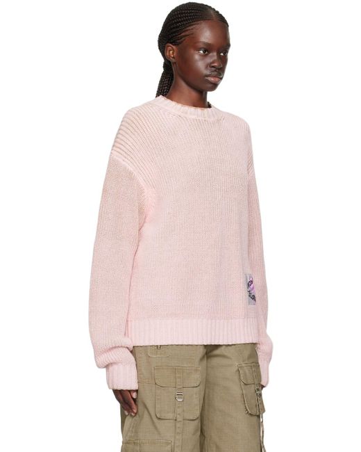 Acne Pink Patch Sweater