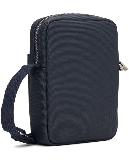 Lacoste Shoulder Bag - Vertical Camera Bag - Black