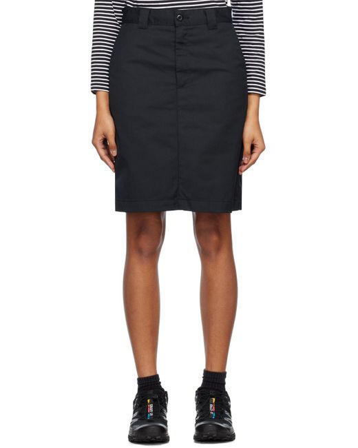 Carhartt Black Twill Master Miniskirt
