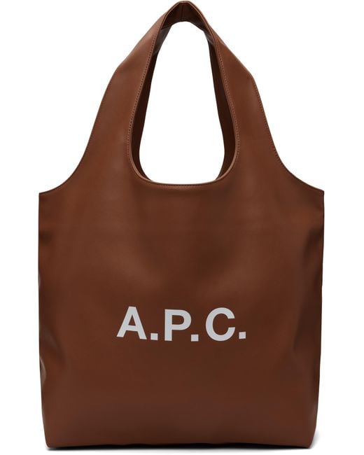 メンズ A.P.C. タン Ninon トートバッグ Brown