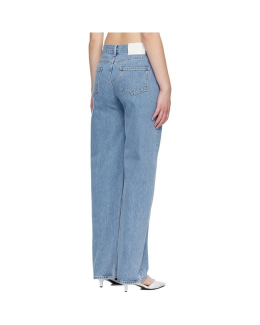 Loulou de Saison Blue Samur Lds Organic Denim Boyfriend Jeans