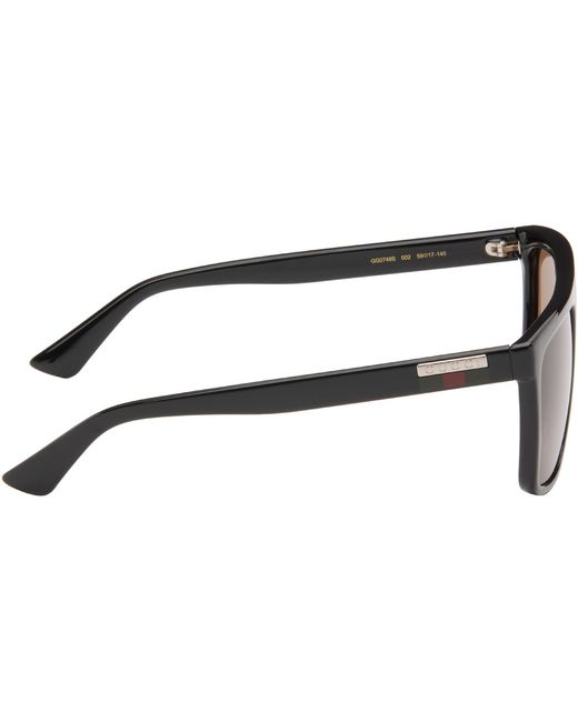 Gucci Black Gg0748S Sunglasses for men