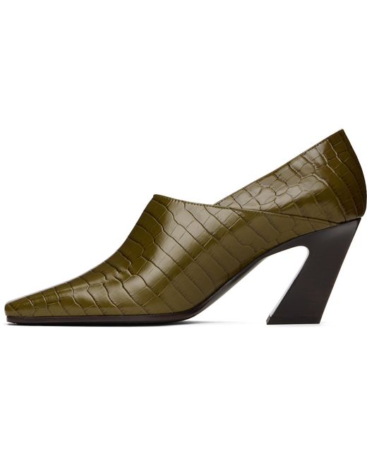 Bottega Veneta Green Lewis Heels