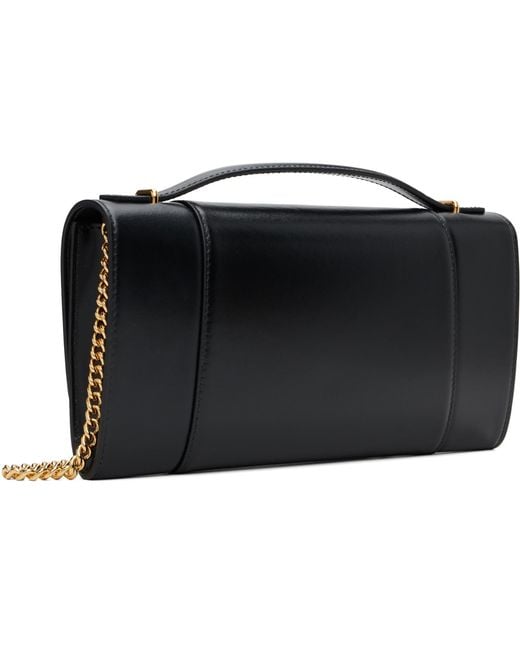 Balenciaga Black Hourglass Pochette Chain Bag