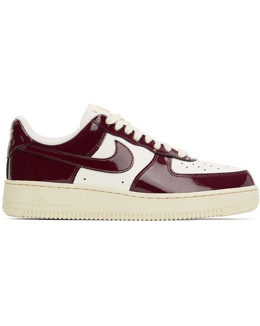 womens burgundy air force 1