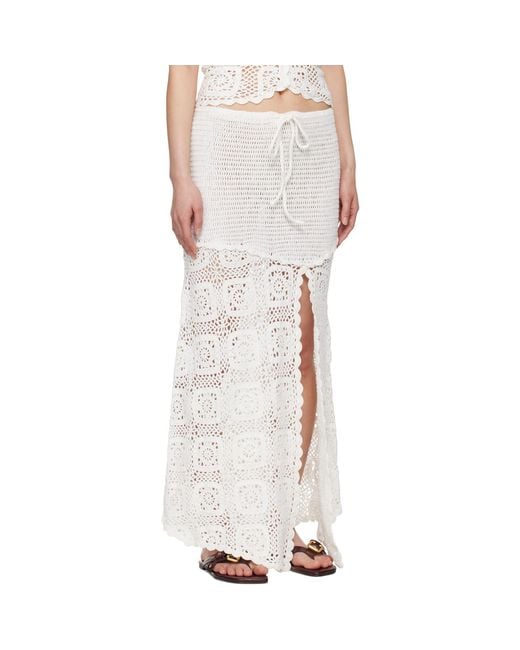 Holzweiler Multicolor Rosie Crochet Maxi Skirt
