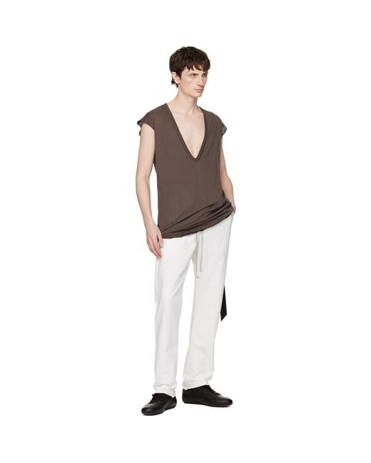 Rick Owens Black Temple Dylan T-Shirt for men