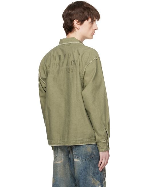 【新品L】NEIGHBORHOOD UNTRIMMED ZIP SHIRT LS UNTRIMMED ZIP SHIRT LS