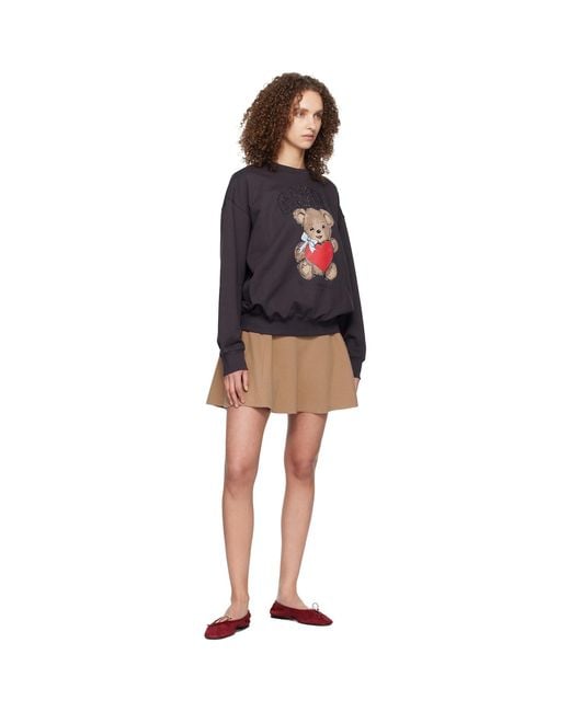 Ganni Multicolor Bear Sweatshirt