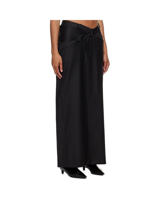 SRVC Black Staff Maxi Skirt