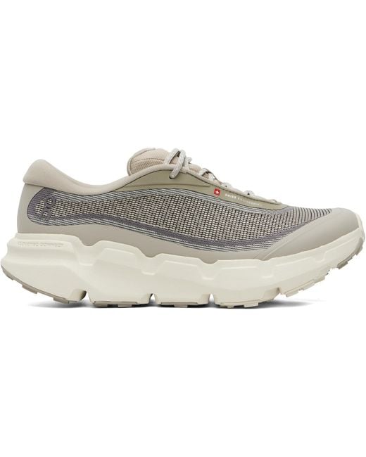 On Shoes Gray Cloudsoma Hike Sneakers for men