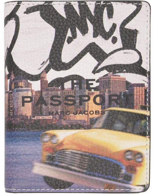 Marc Jacobs Gray Ssense Exclusive 'The New York' City Passport Holder