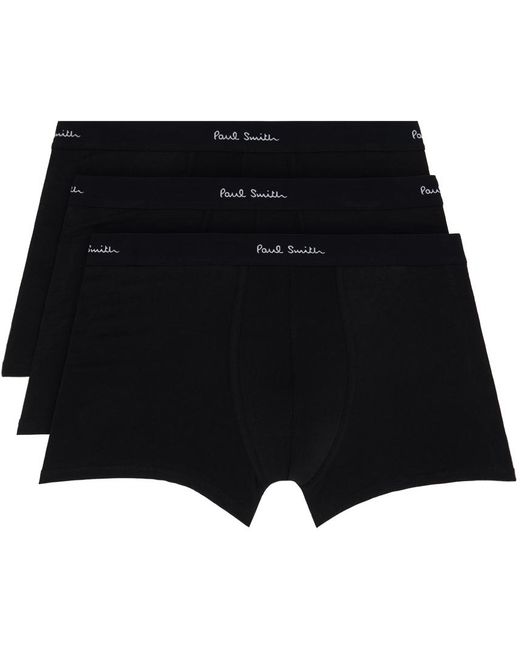 Paul Smith Three-pack Black Boxer Briefs for men
