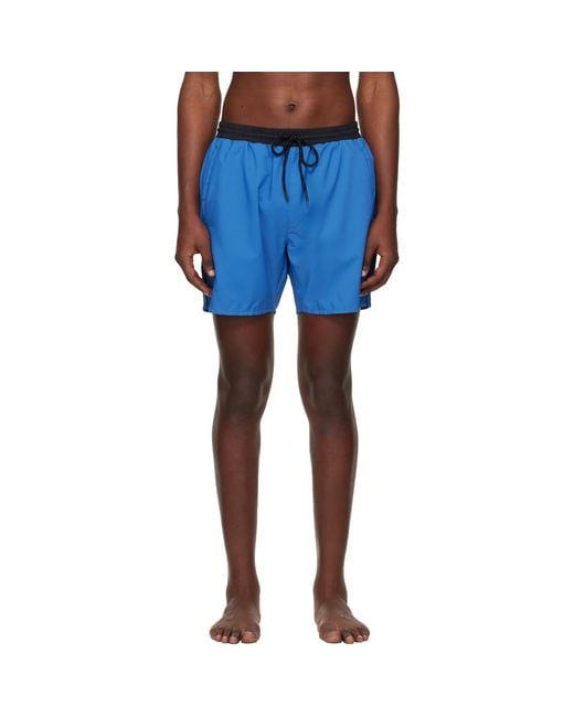 Boss Blue Quick-Dry Swim Shorts for men