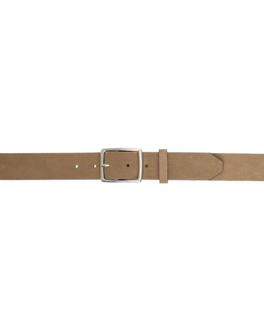 Rag & Bone Black Suede Leather Rugged Belt for men