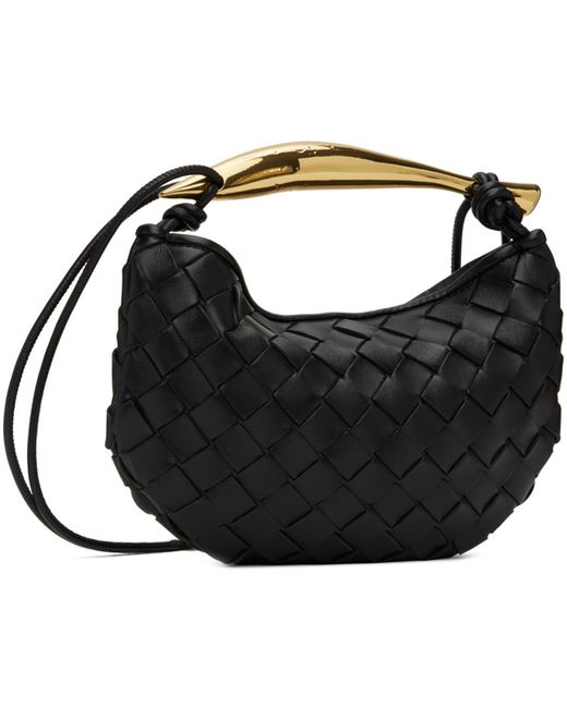 Bottega Veneta Black Mini Sardine Bag