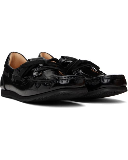 Jacquemus Black La Croisière 'The Batto' Loafers