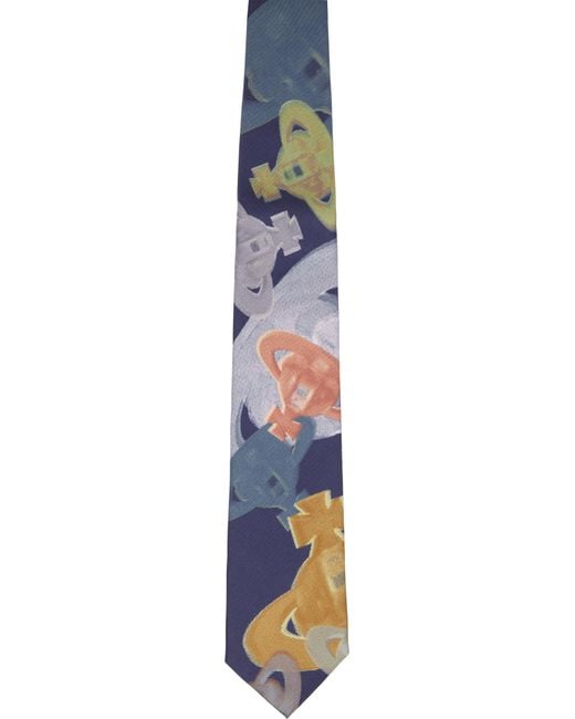 Vivienne Westwood Black Halftone Orbs 8.5 Cm Tie for men