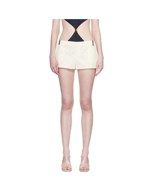 Paloma Wool White Off- Masip Shorts