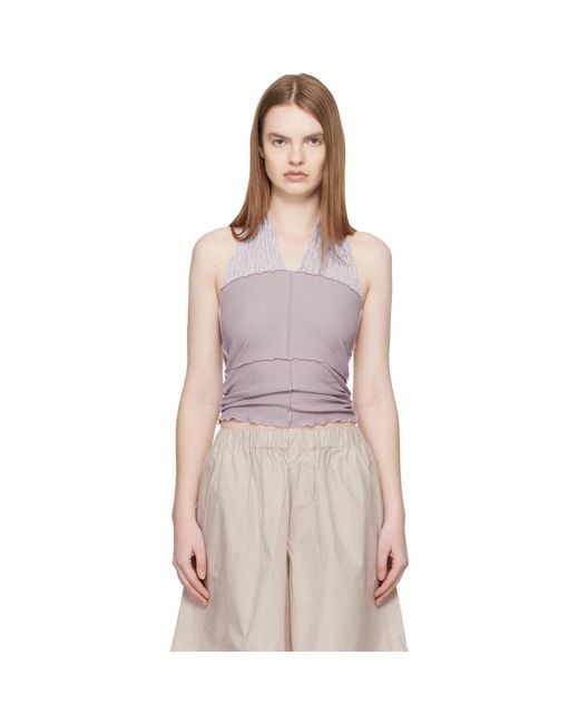 Baserange Multicolor Nehru Halter Top