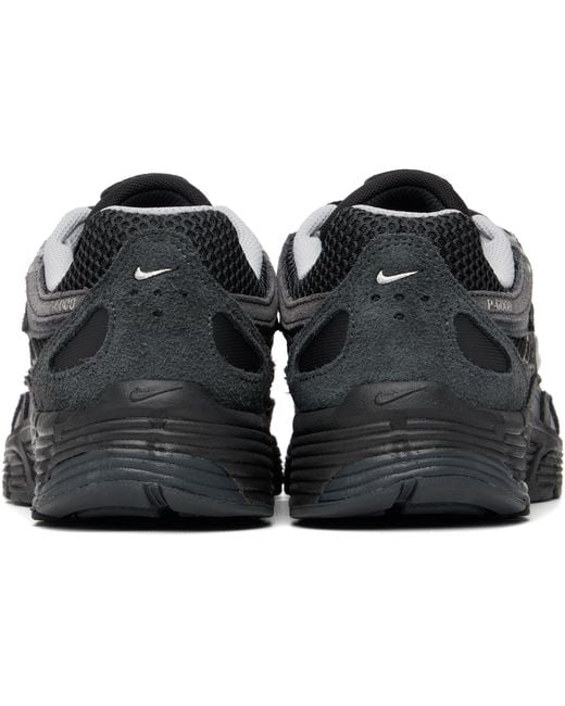 Nike Black P-6000 Suede Sneakers for men