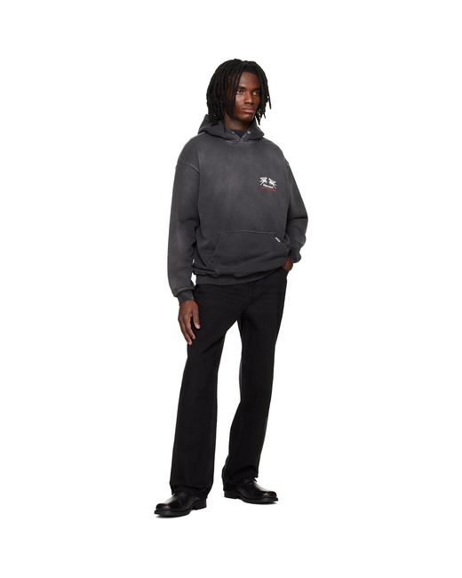 Pull À Capuche Noir À Plaque À Logo Represent pour homme en coloris Black