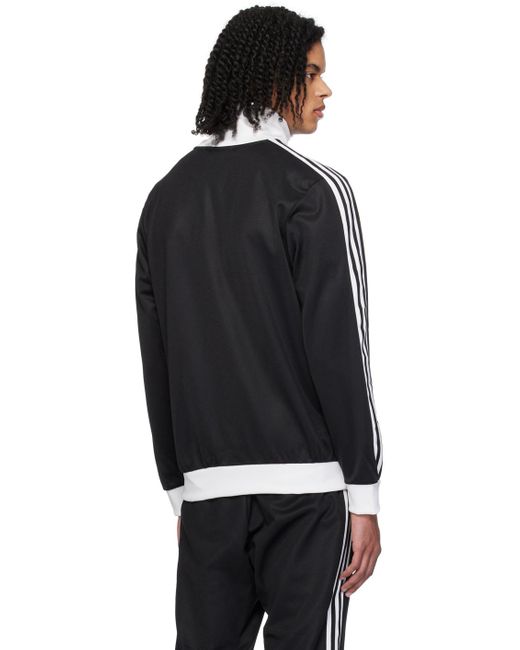 Blouson de survêtement beckenbauer noir et blanc Adidas Originals pour homme en coloris Black