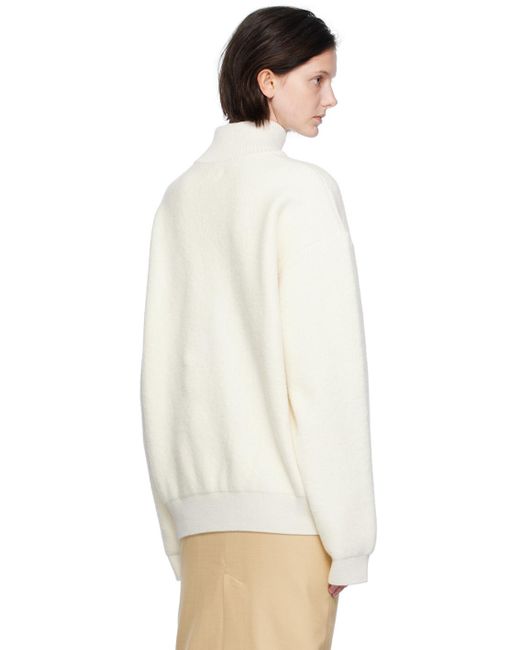 Jacquemus White Off- Le Papier 'la Maille Berger' Sweater