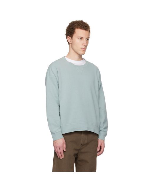 Visvim Gray Jumbo Sb L/S Dmgd Sweatshirt for men