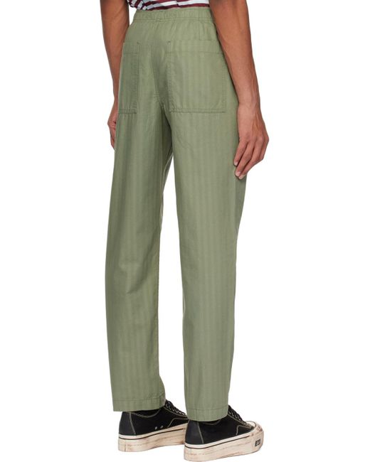 WOOD WOOD Green Stanley Trousers for men