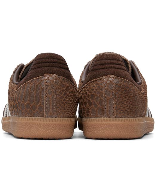 Adidas Originals Brown Samba Og Sneakers